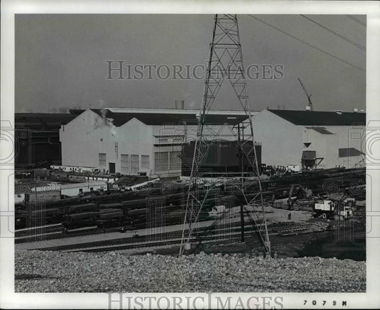1969 Press Photo Slab cars at Republic Steel Corp rolling mill - Historic Images