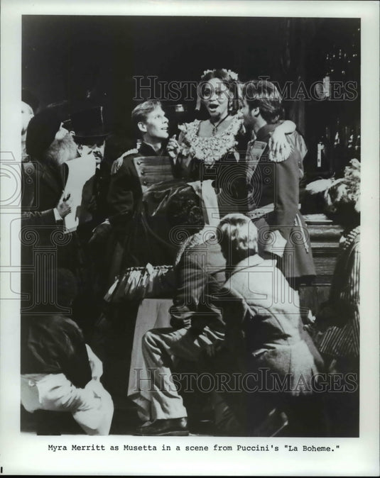 Press Photo Myra Merritt in La Boheme - cva72040 - Historic Images
