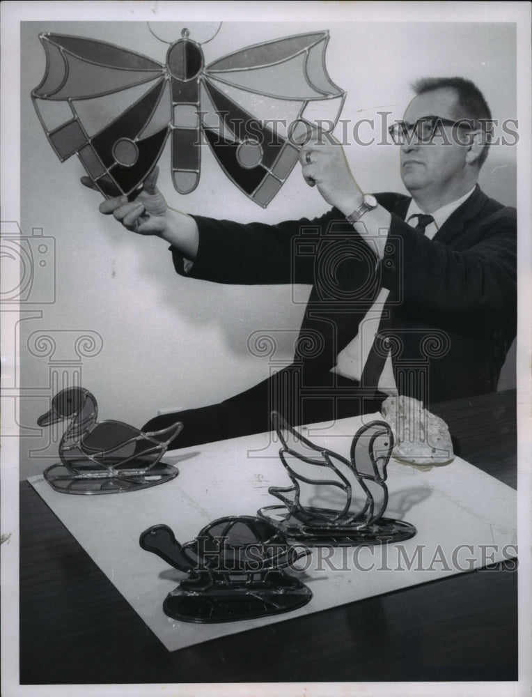1967 Press Photo Company president - Rudolph Nobis, founder and inspirational- Historic Images
