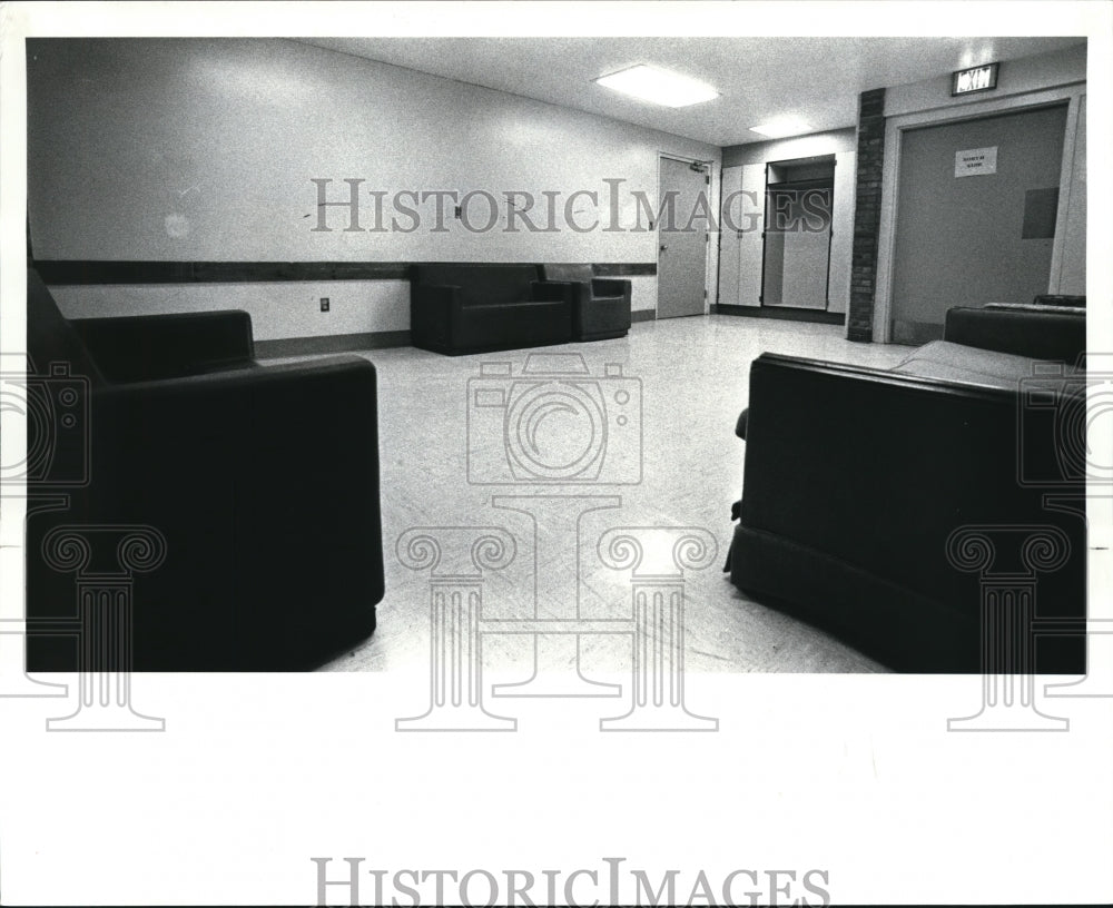 1985 Press Photo The Recreation Room at Warrensville - Historic Images