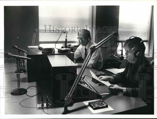 1984 Press Photo Leonard Will and Judy Thompson, afternoon managing directors - Historic Images
