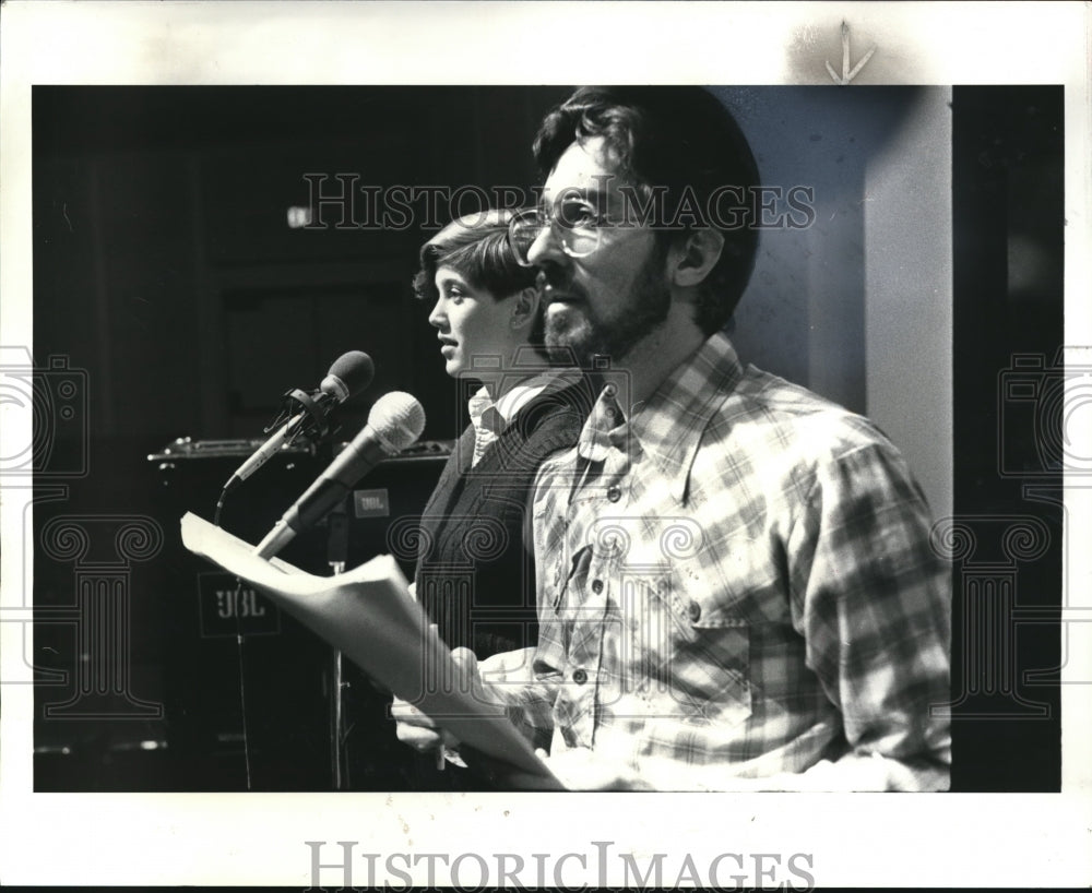 1984 Press Photo The Kent Radio Station, WKSU-FM - Historic Images