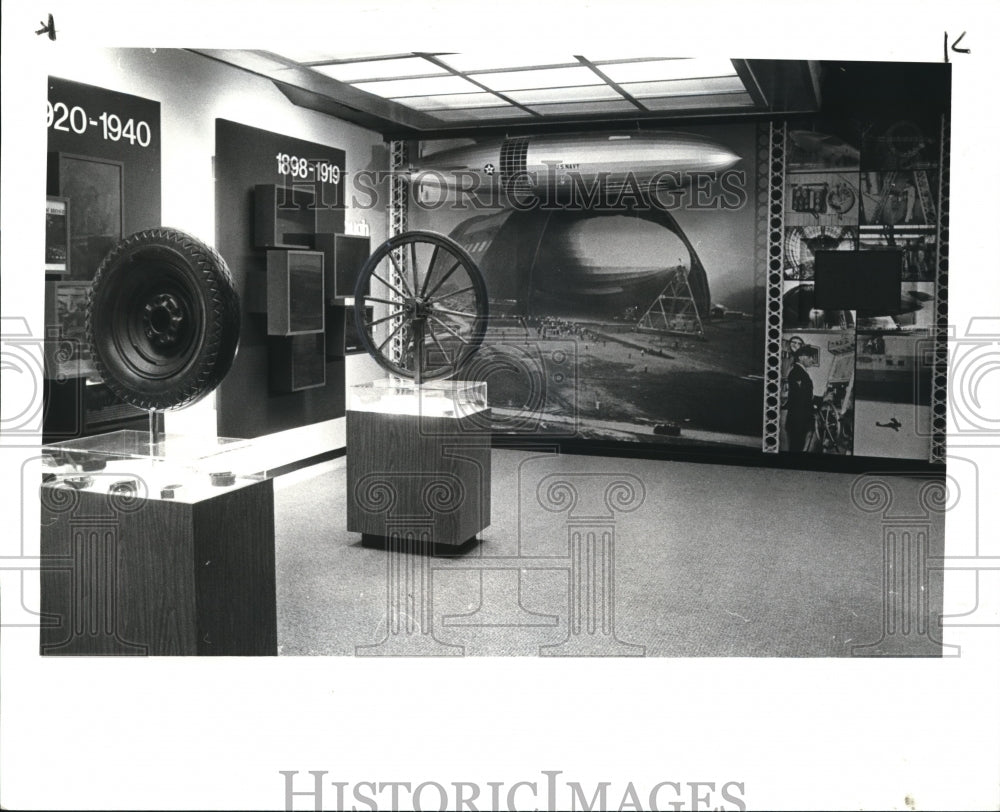 1982 Press Photo Goodyear Tire and Rubber Museum in Akron - Historic Images