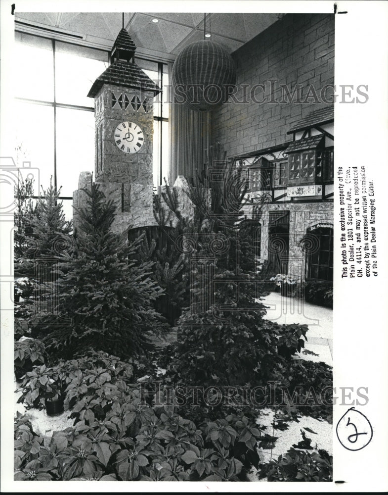 1988 Press Photo Garden Center of Greater Cleveland Christmas Show - Historic Images