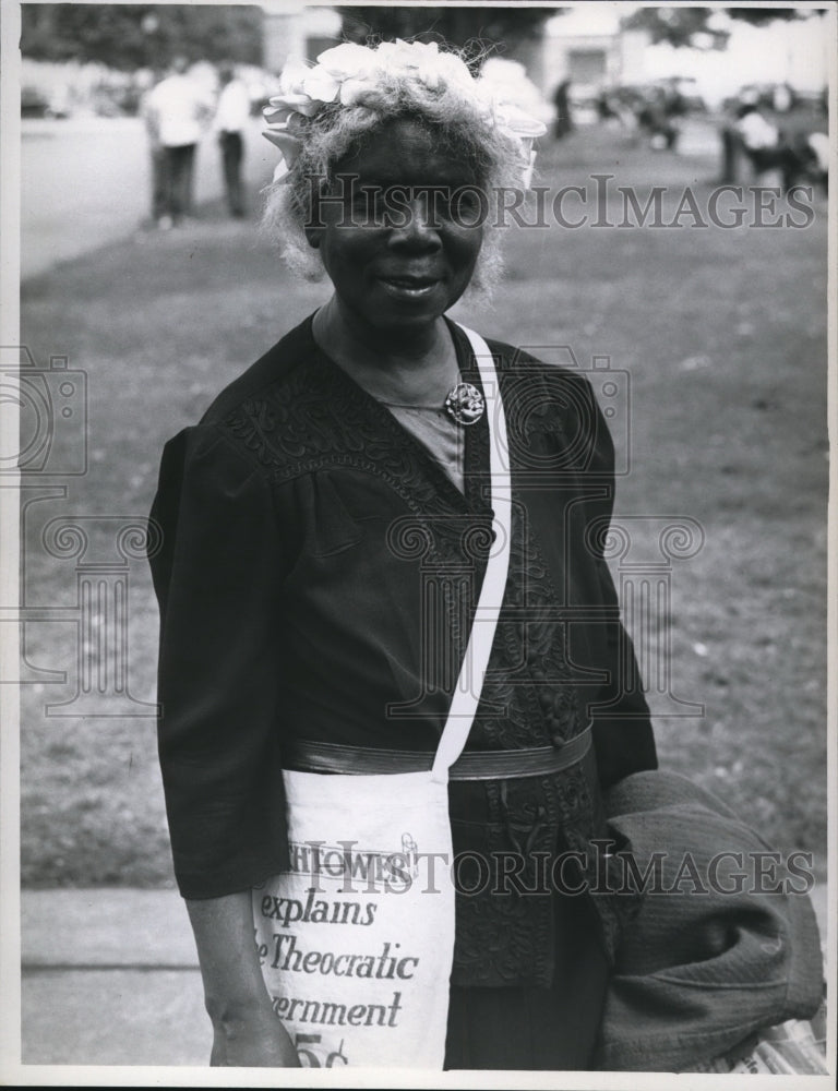 1948 Mrs. Priscilla Jackson Member of JWs in Cleveland  - Historic Images