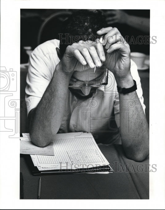 1989 Press Photo Crossword Puzzle - Historic Images