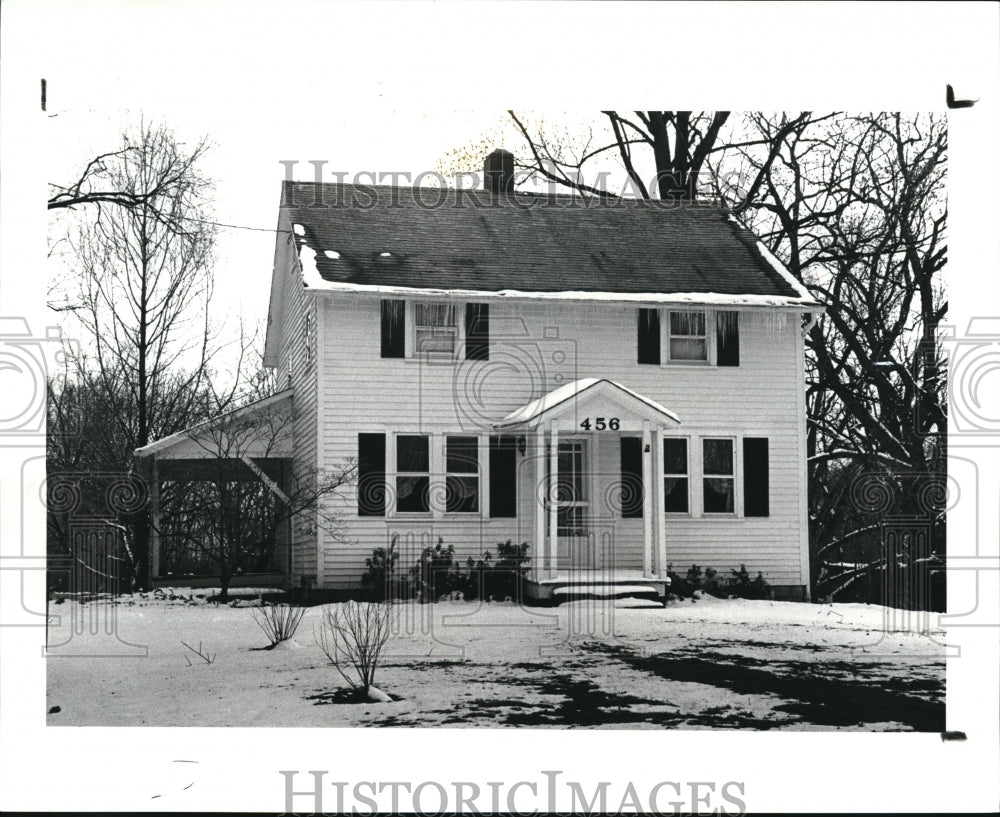 1988 Press Photo Metroparks rental house 456 Bellus Rd. Hinckley - Historic Images