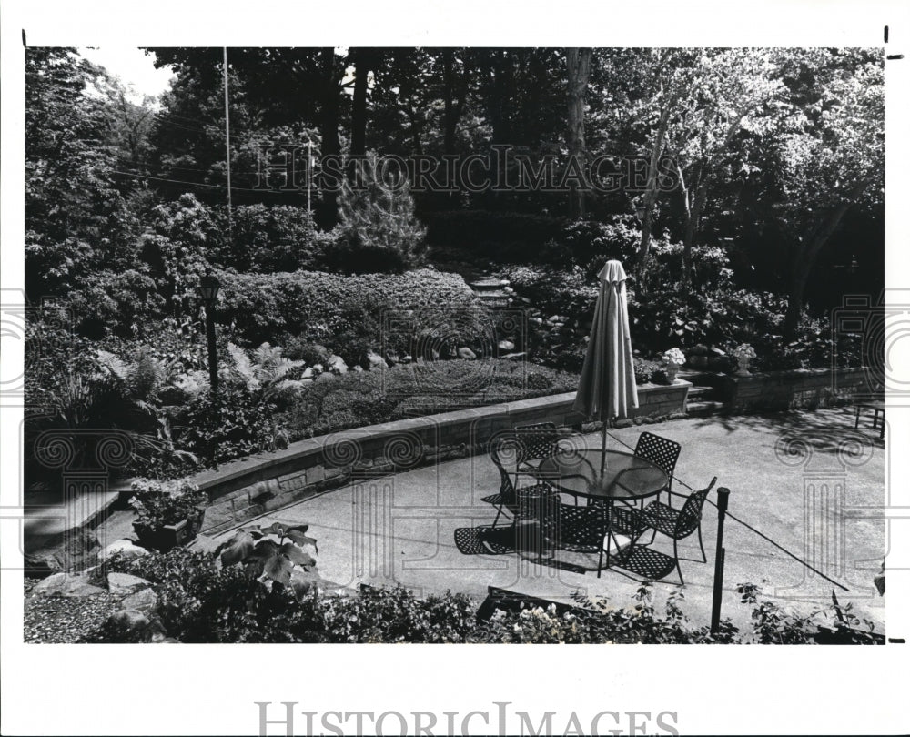 1989 Press Photo Garden 21253 Avalon Dr. Rocky River - Historic Images