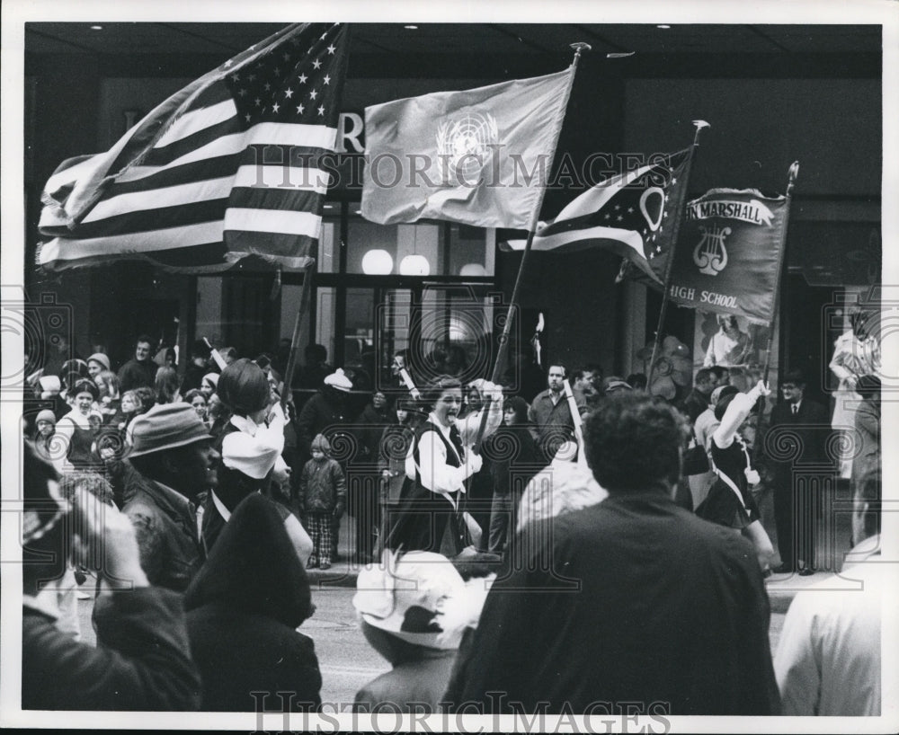 1973 Press Photo American UN Ohio John Marshall on St. Patrick's Parade - Historic Images