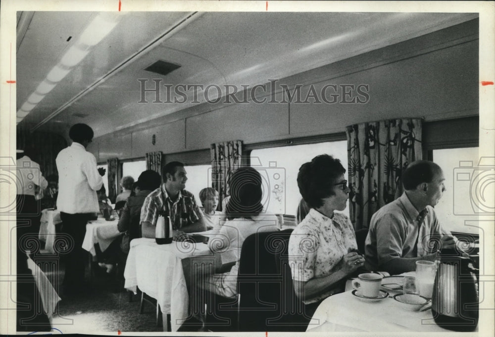 1976 Press Photo Railroads, Amtrak - Historic Images