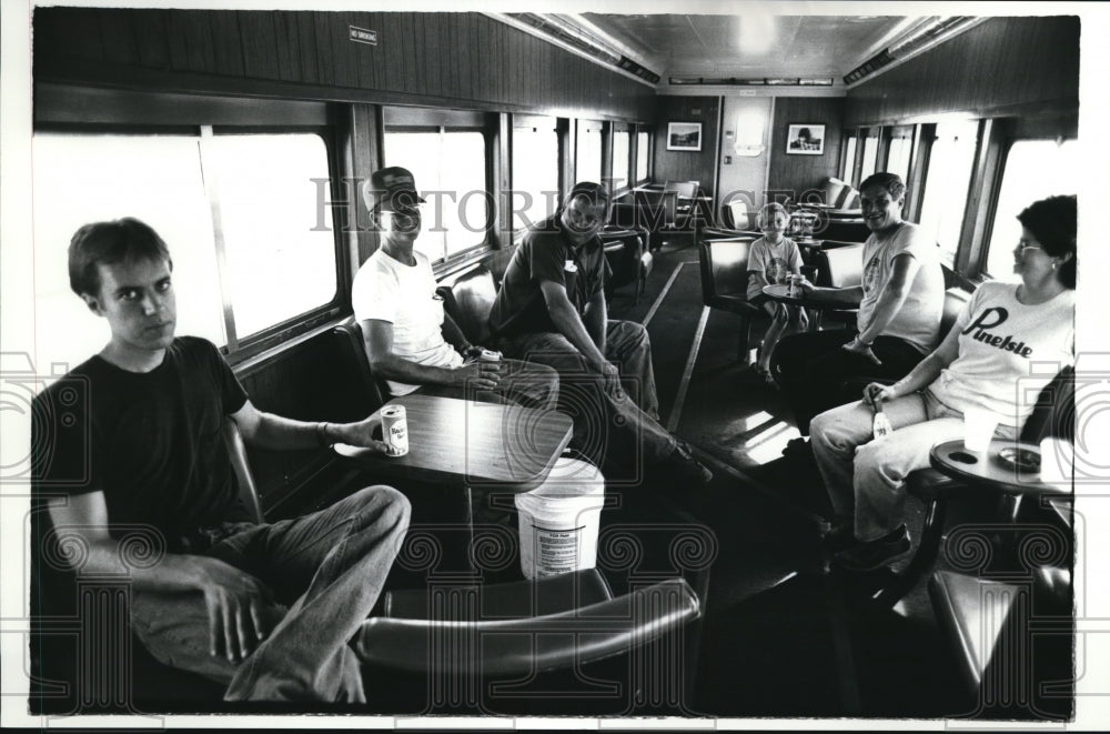 1988 Press Photo Railroad, interior - Historic Images