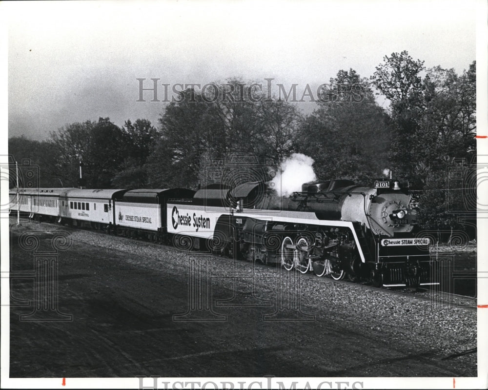 1978 Press Photo Chessie Steam Special - Historic Images