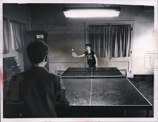 1968, Richard Dial with brother Michael at the Police Athletic League - Historic Images