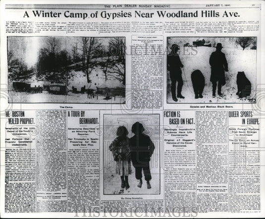 1980 Press Photo These are copies of the first photo - engraved pics Jan 7, 1900 - Historic Images