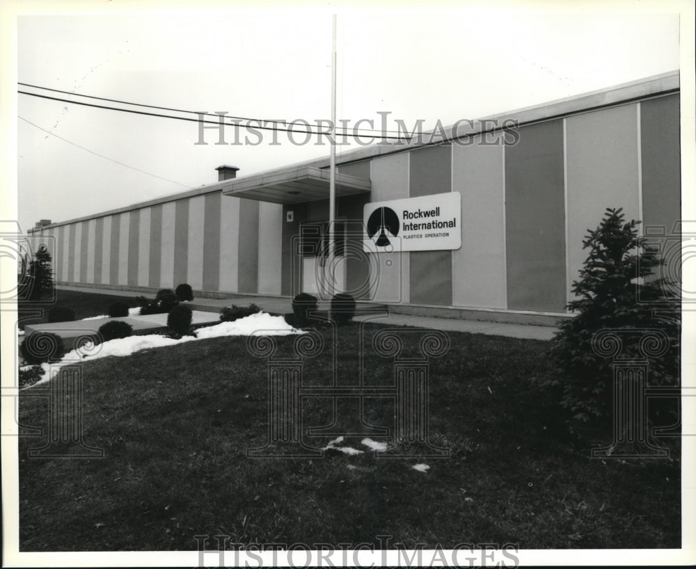 1981 Press Photo Rockwell International&#39;s Plastics Division plant in Ashtabula, - Historic Images
