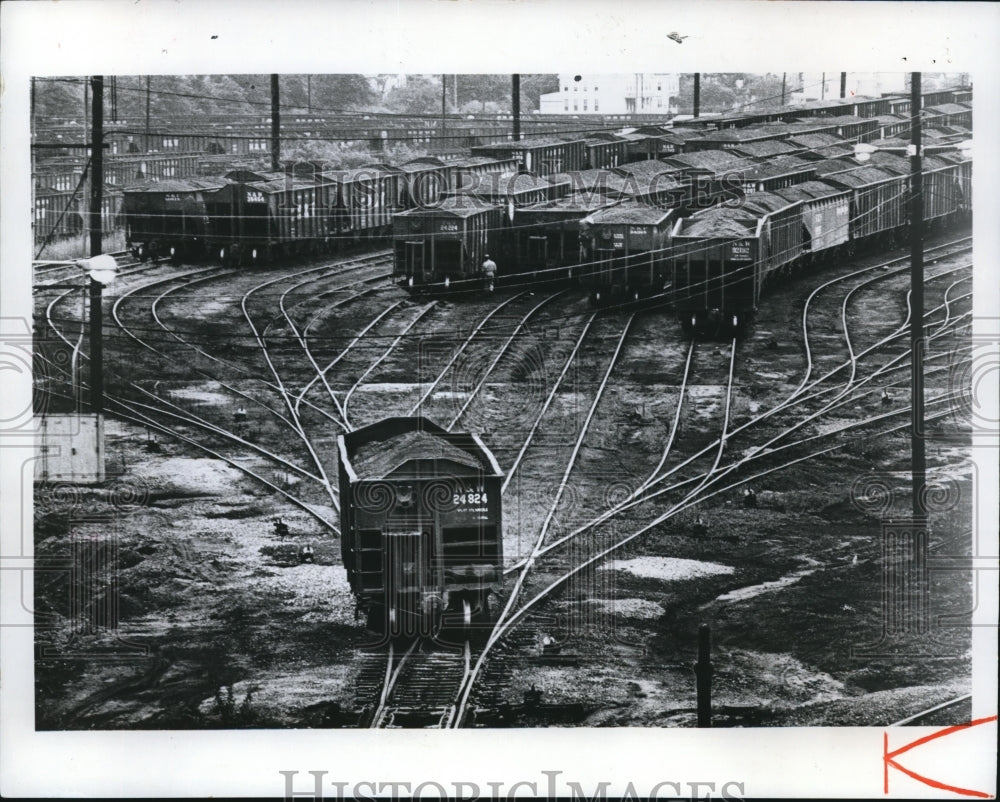 1971, The World&#39;s Largest Coal Yards at Lambert docks, Norfolk, Va. - Historic Images