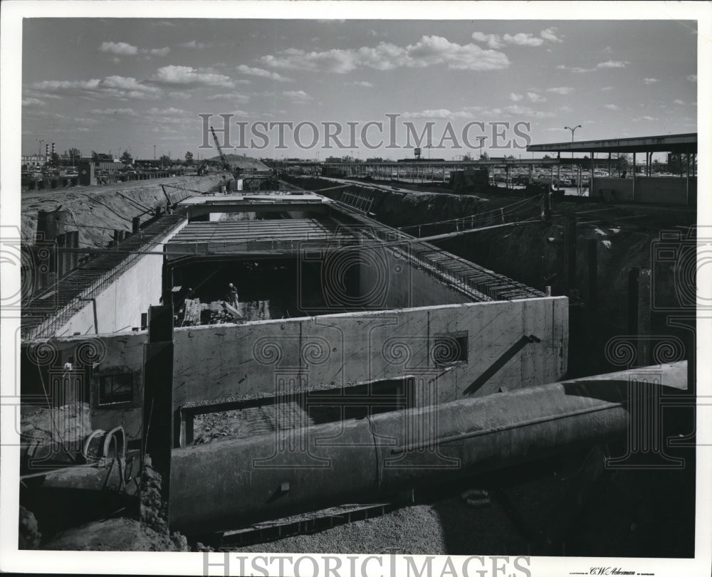 1968 The CTS Rapid Transit airport extension  - Historic Images