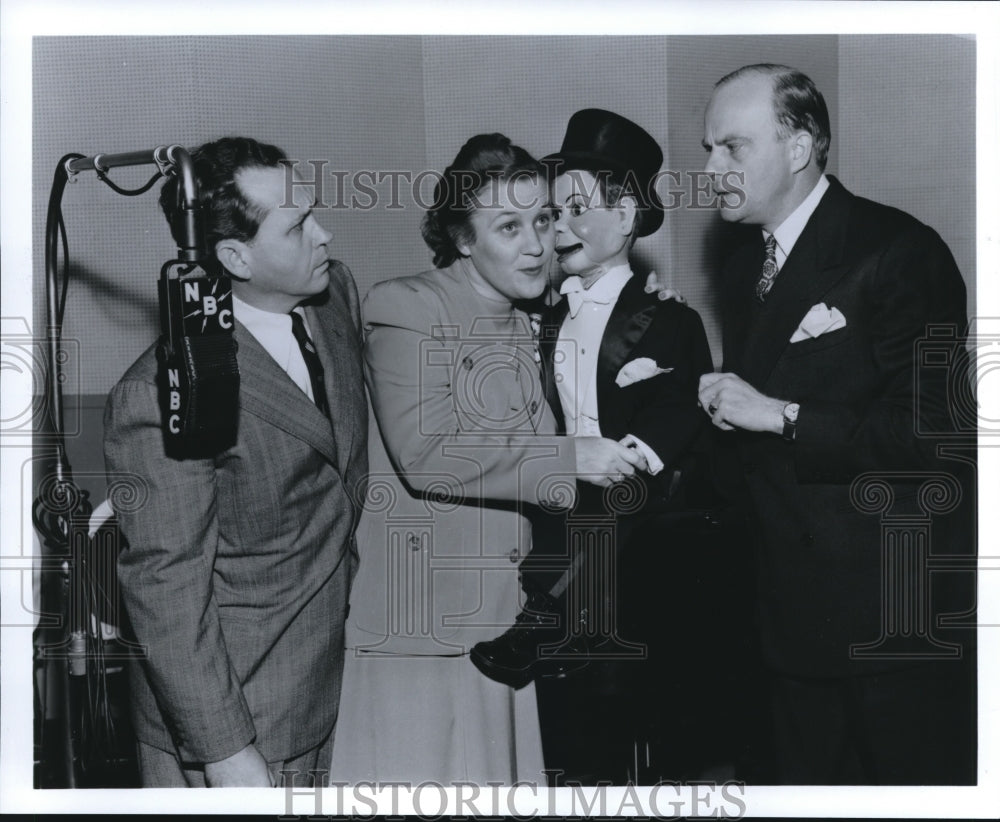 1988 Press Photo Radio&#39;s most popular comedy team Fibber McGee &amp; Molly - Historic Images