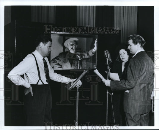 1988 Press Photo Mr District Attorney first broadcast on NBC Radio Network - Historic Images