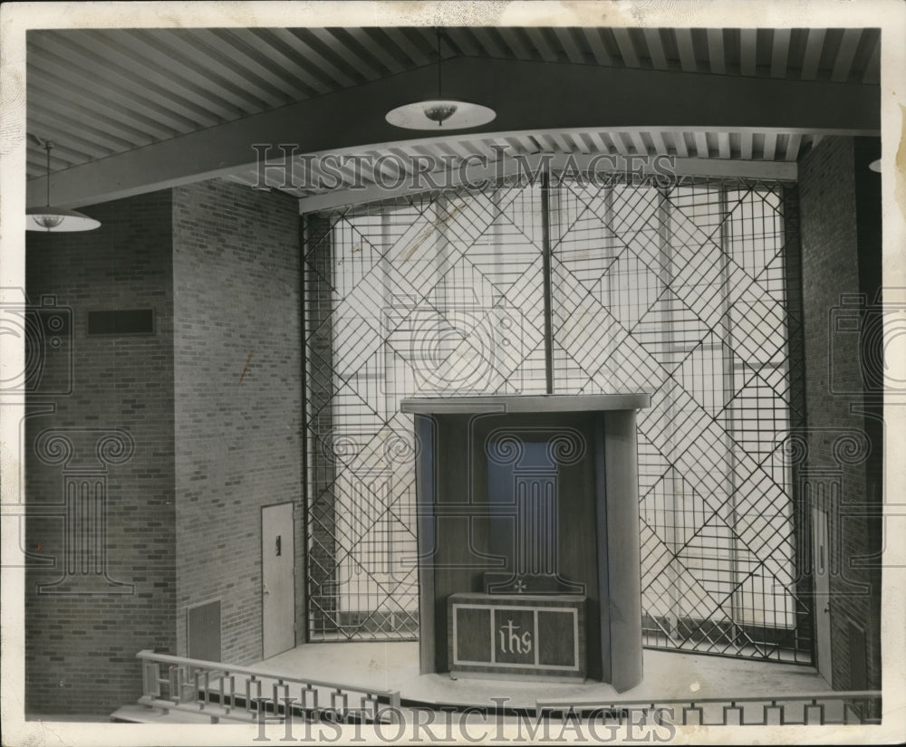 1960 Press Photo The new prison chapel at the Lebanon Ohio - cva74201-Historic Images