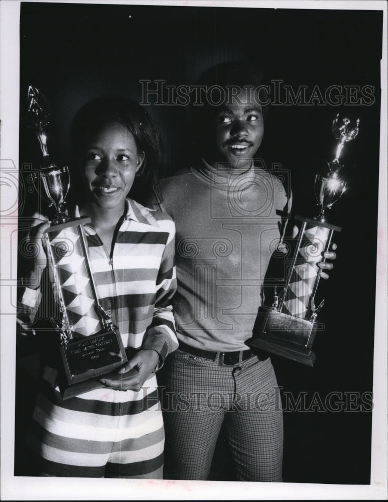 1968 Press Photo Teen Dance Contest Brenda Slaught &amp; Robert Taylor - cva74598-Historic Images