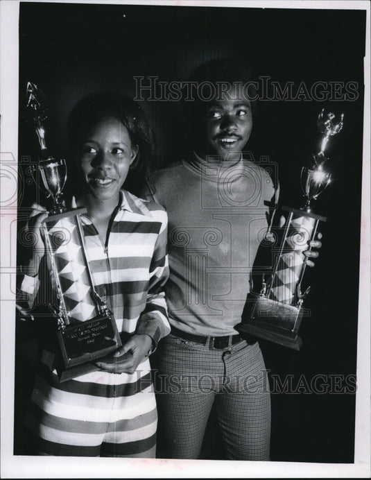 1968 Press Photo Teen Dance Contest Brenda Slaught & Robert Taylor - cva74598-Historic Images