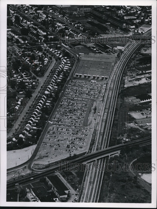 1961 Press Photo Rapid transit parking lots - cva74681 - Historic Images