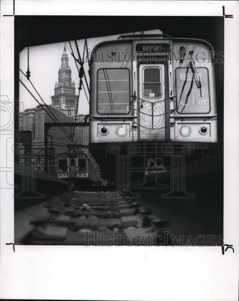 1970 Press Photo Thirty new stainless steel, rapid transit cars were delivered - Historic Images