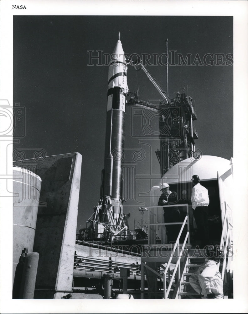 1964 Press Photo Atlas-Centaur Rocke at Cape Kennedy. - cva74828 - Historic Images