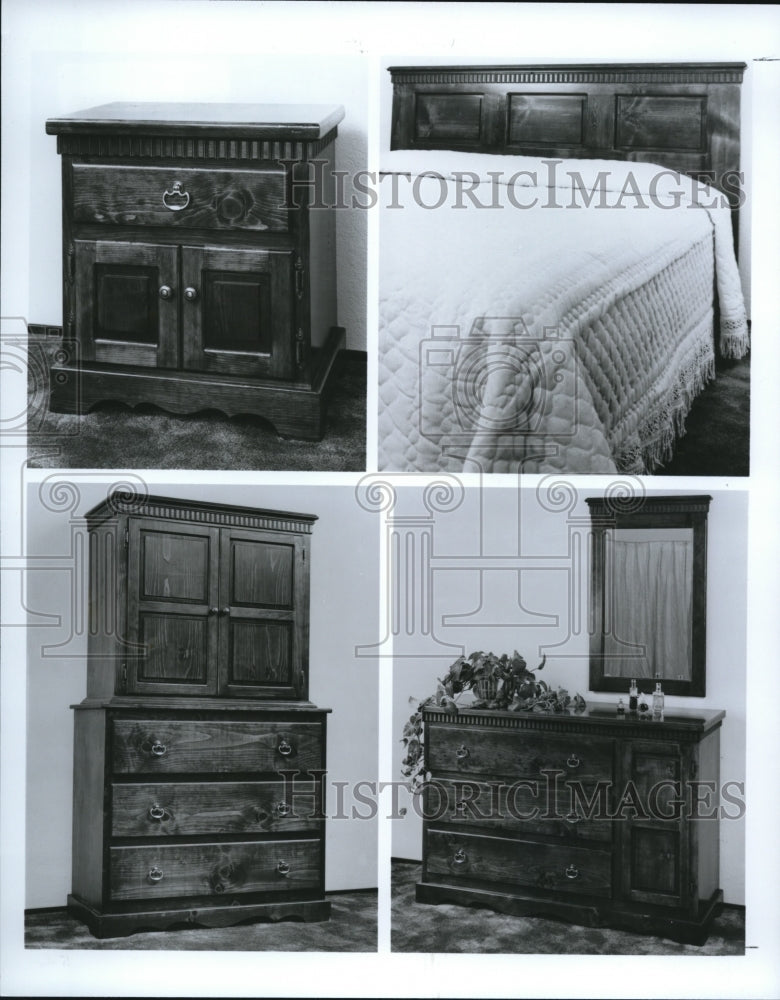 1987 Press Photo Different Style of Cabinet Suite - Historic Images