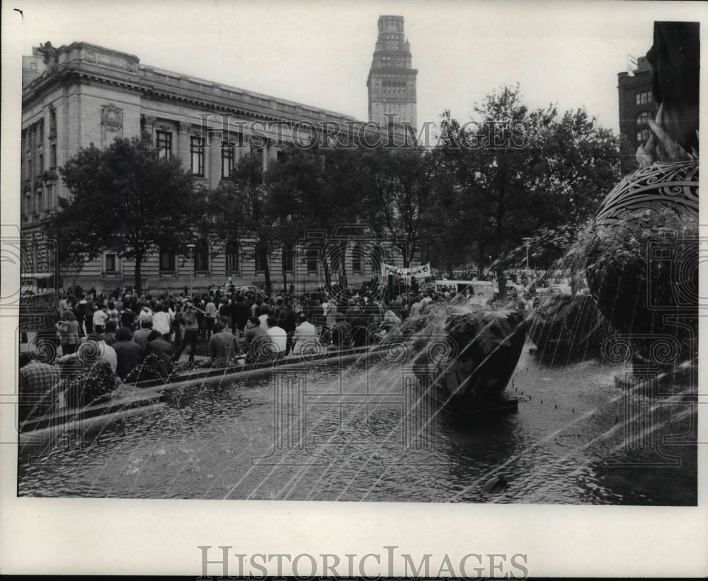 1973 The riots and demonstrations in 1971  - Historic Images