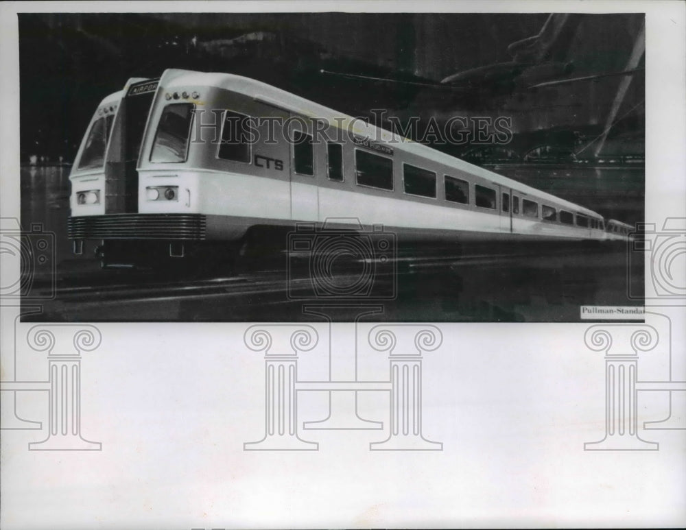 1967 Press Photo Rapid Transit cars sketch - cva75401-Historic Images