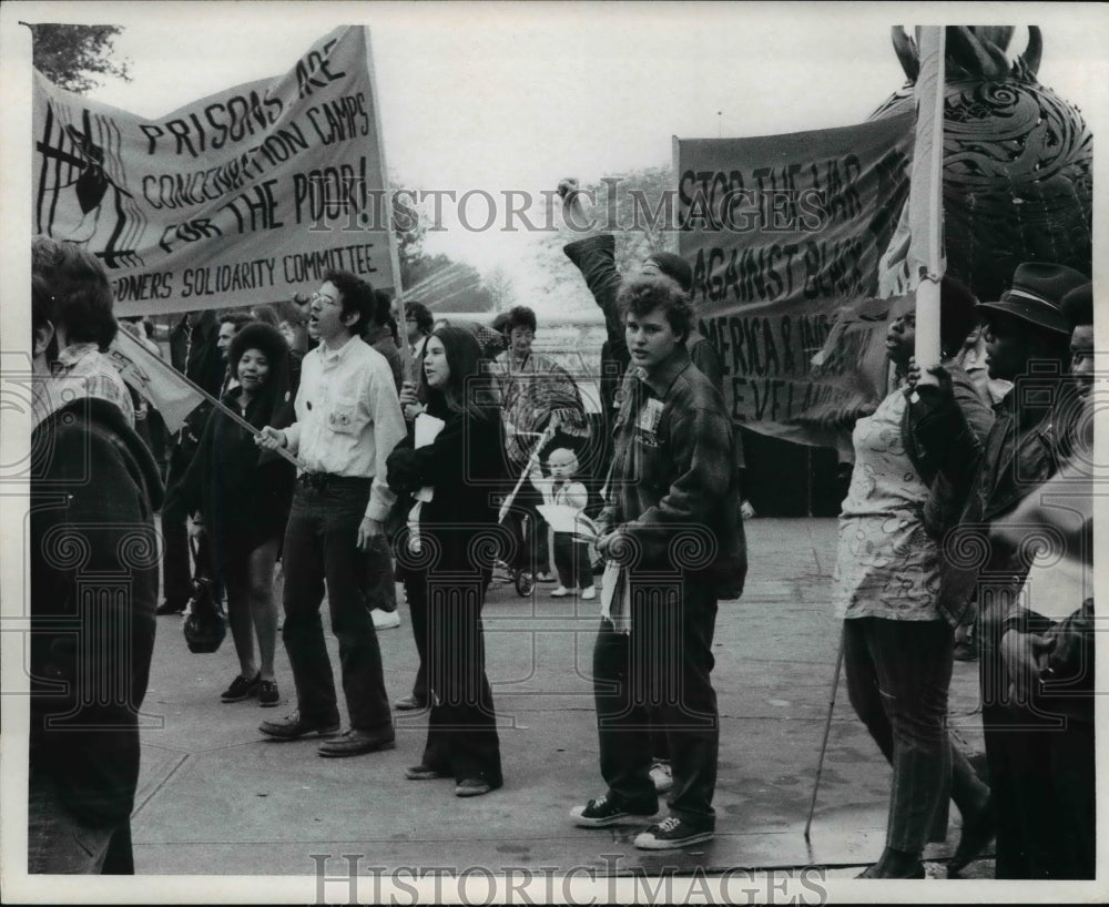 1973 Peace Rally mall  - Historic Images