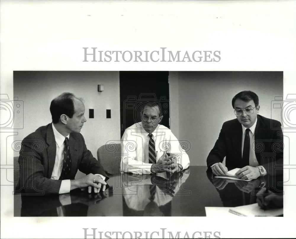 1988 Press Photo Officials of Primus Venture Capital - Historic Images