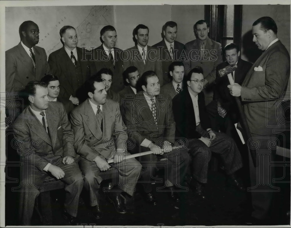 1951 Press Photo Rocket Squad, Hugh Corrigan, Sam Levy, Ernest Herskowitz, - Historic Images