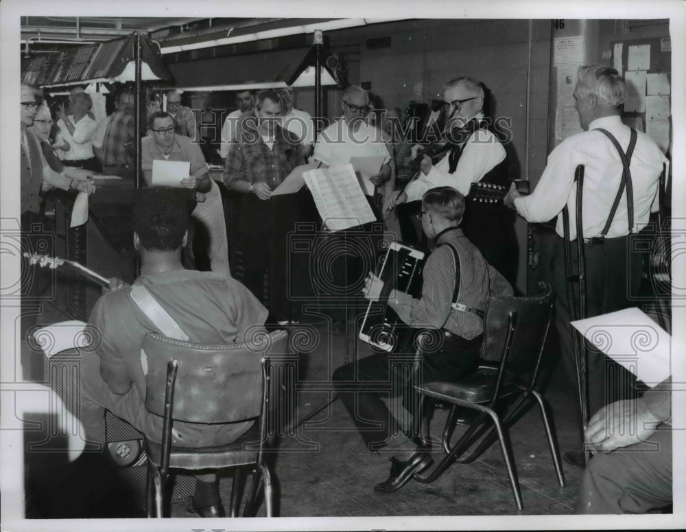 1966 Press Photo Cleveland Plain Dealer Employees - cva75882 - Historic Images