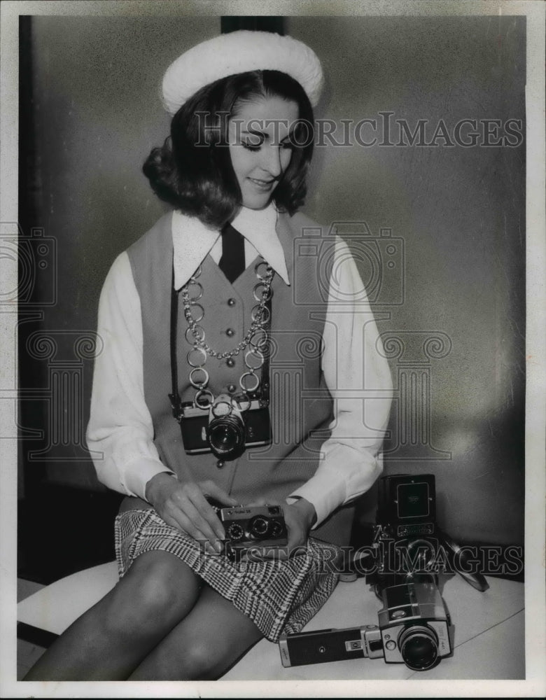 1968 Jill Krueger a Model of the Patricia Stevens Agency  - Historic Images