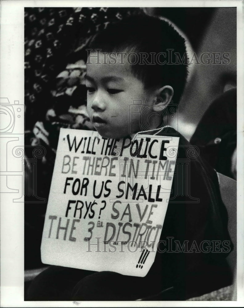 1989 Press Photo Plumbers Union Hall 55 at 30th &amp; Payne - Historic Images