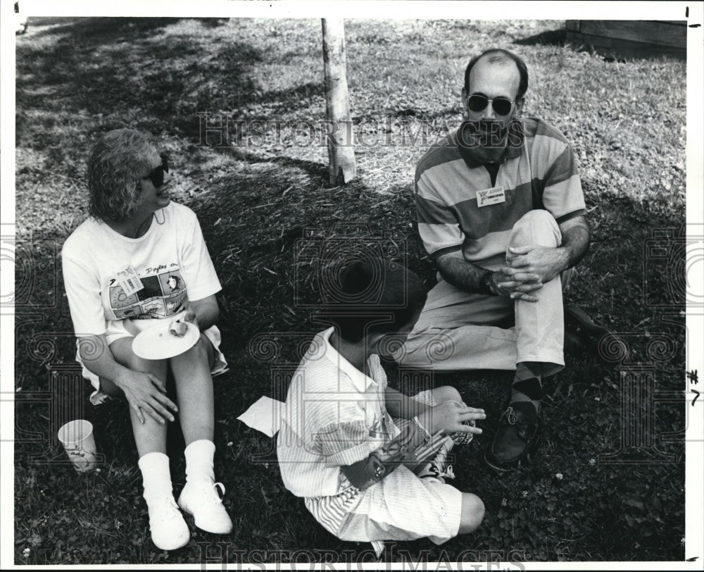 1991 Press Photo 150th Anniversary party at Cleveland Zoo - cva76641 - Historic Images