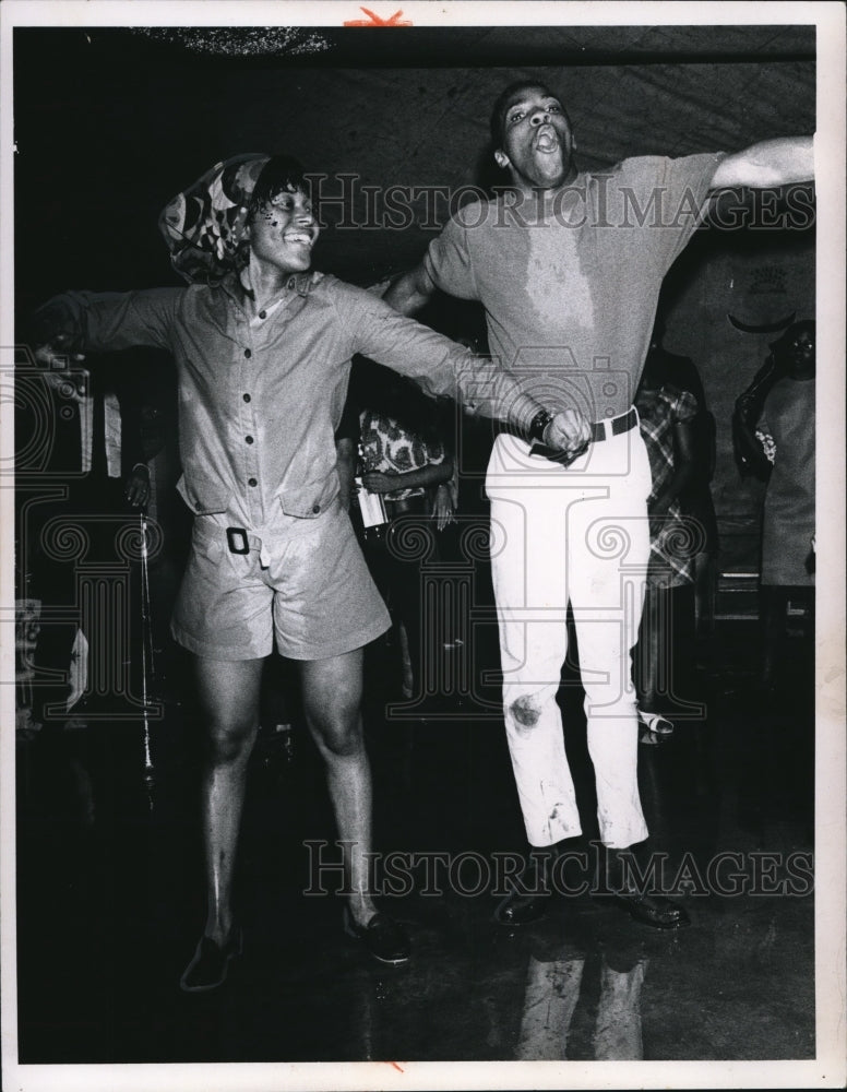 1967 Press Photo Arnita Roquemore and Felix Mannery Teen Dance Contest - Historic Images
