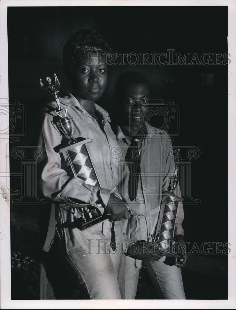 1968 Press Photo Jeannie Grubba and James Epps Teen Dance Contest - cva76847-Historic Images