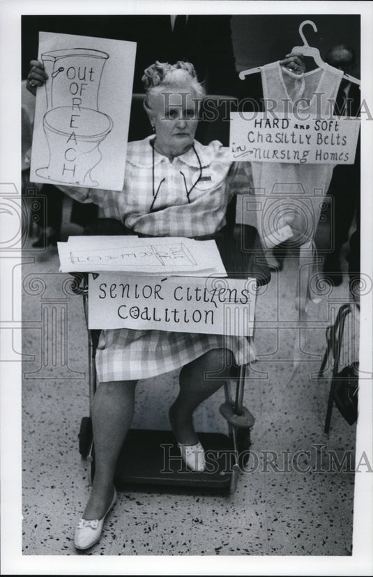 1978 Press Photo Pauline Panfield of the Senior Citizen Coalition - cva76899 - Historic Images