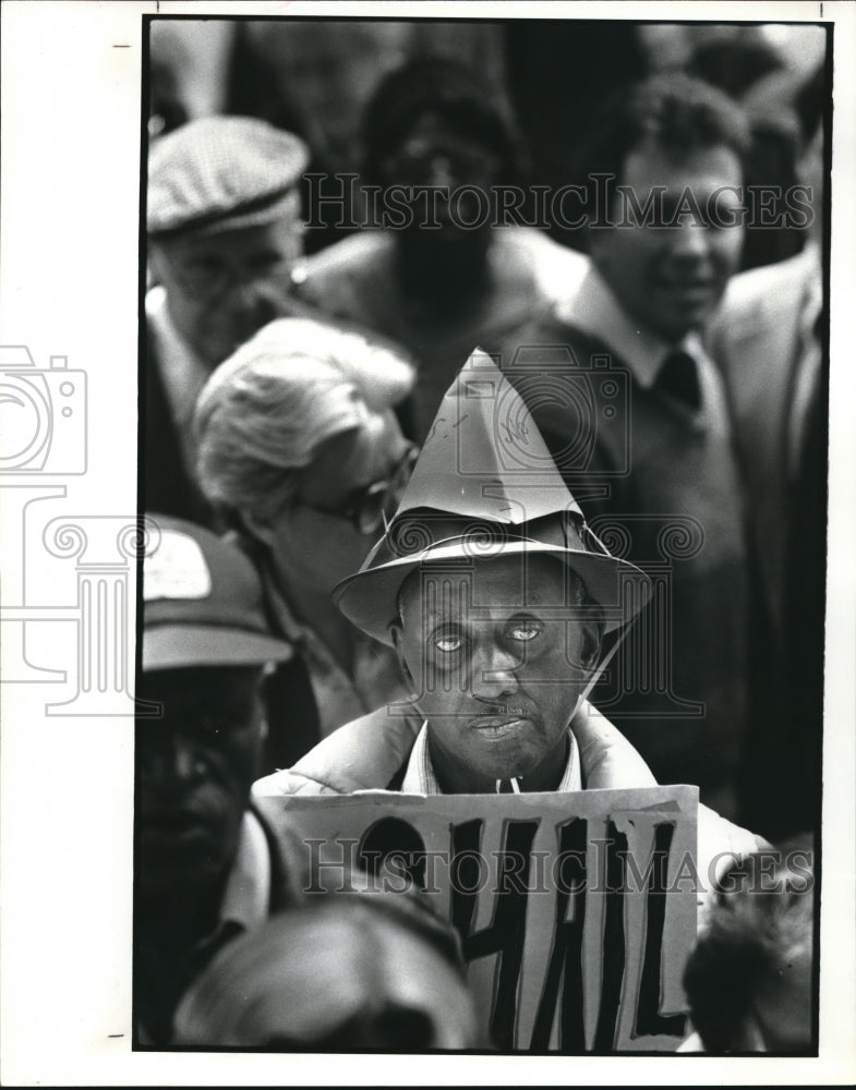 1982 Press Photo The Senior Citizen Coalition sponsored rally - Historic Images