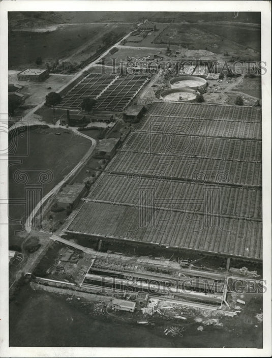 1937 The Sewage Disposal Plant in East seventy first at Canal Road - Historic Images