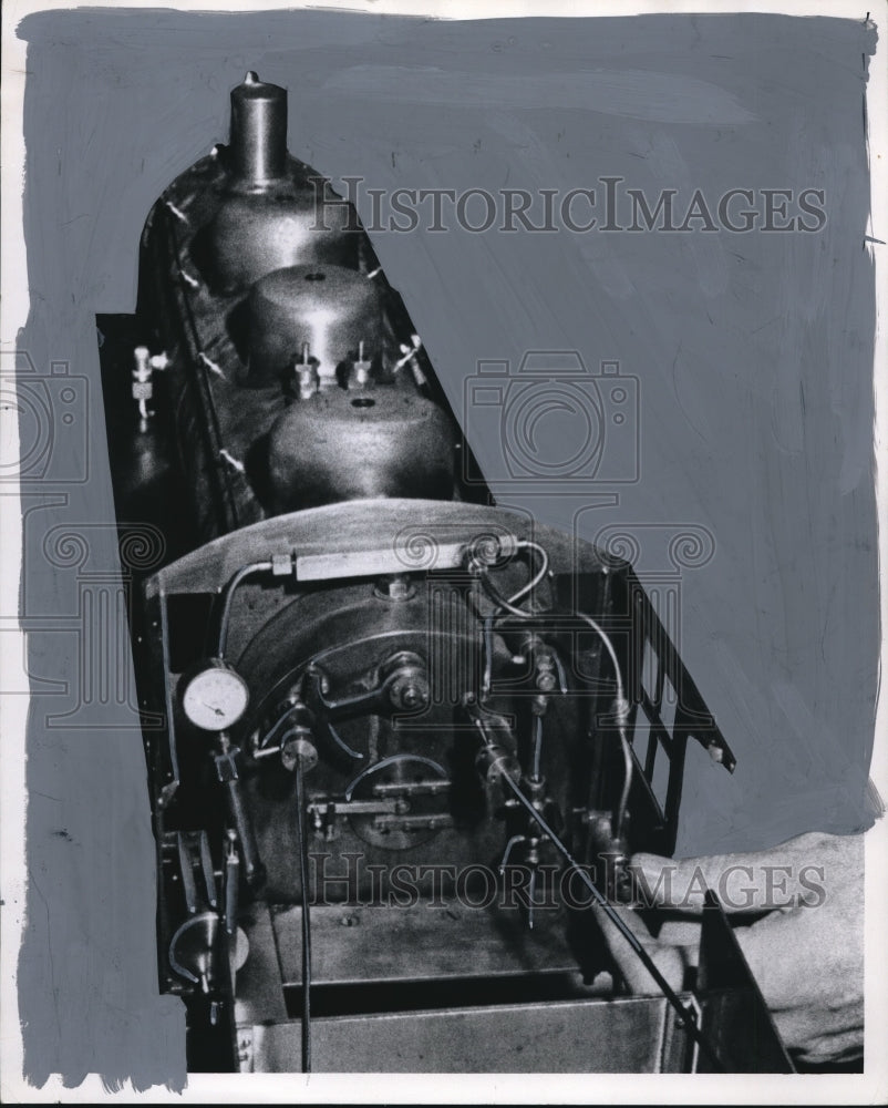 1970 The model locomotive built by Pane Haar  - Historic Images