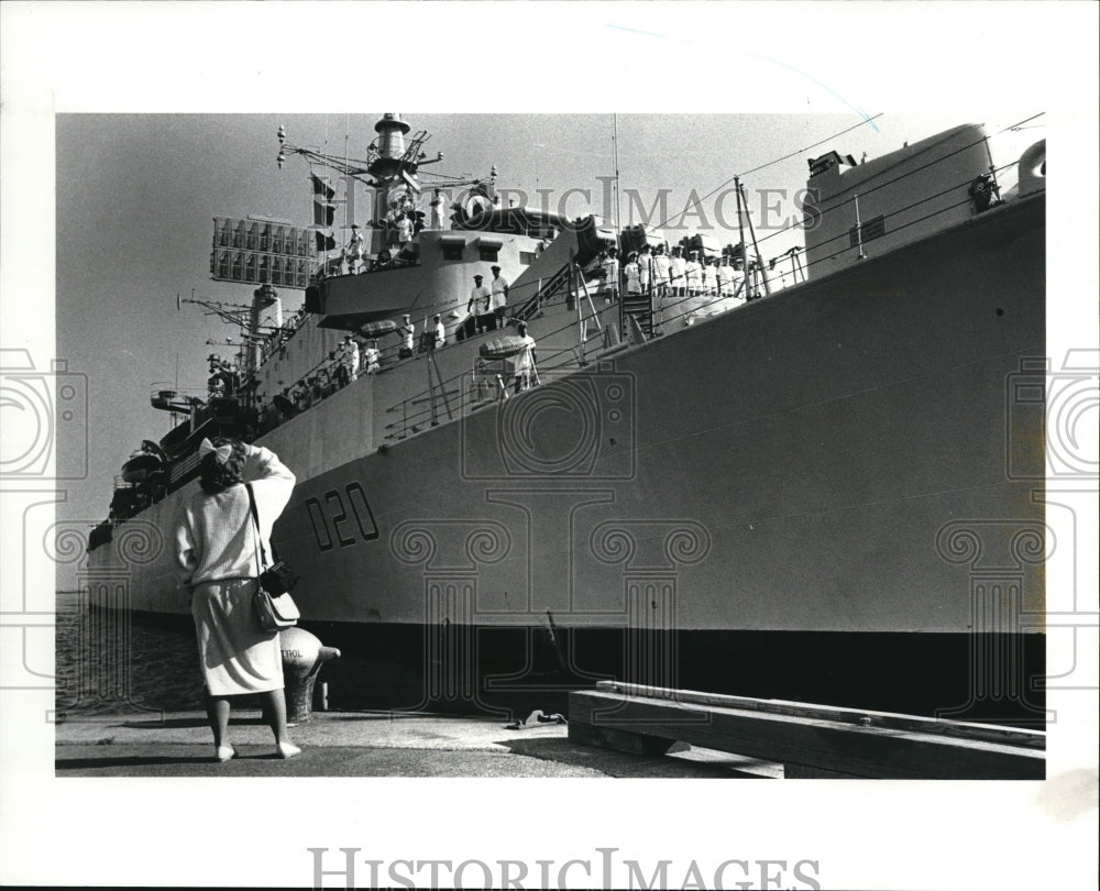 1987 Press Photo The HMS Fife ship - Historic Images