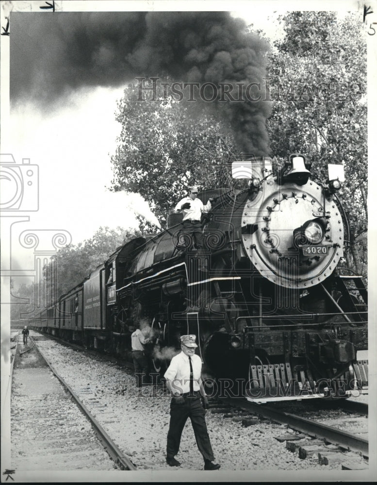 1982 Press Photo Cuyahoga Valley Line - Historic Images