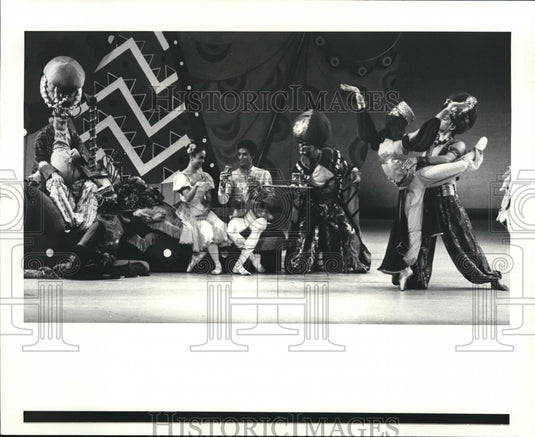 1986 Press Photo Karen Gabay & Raymond Rodriguez in The Nutcracker - Historic Images