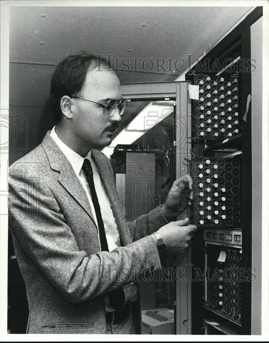 1985 Press Photo Sohio Research & Development Dept - Historic Images