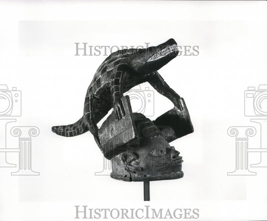 1986 Press Photo Gelede Mask - Historic Images